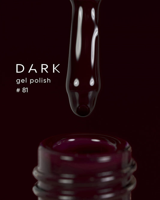 Dark 81 Gel polish TPO Free (new collection), 10 ml