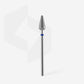 Diamond nail drill bit rounded pear blue EXPERT head diameter 5 mm / working part 12 mm (FA101B050/12)