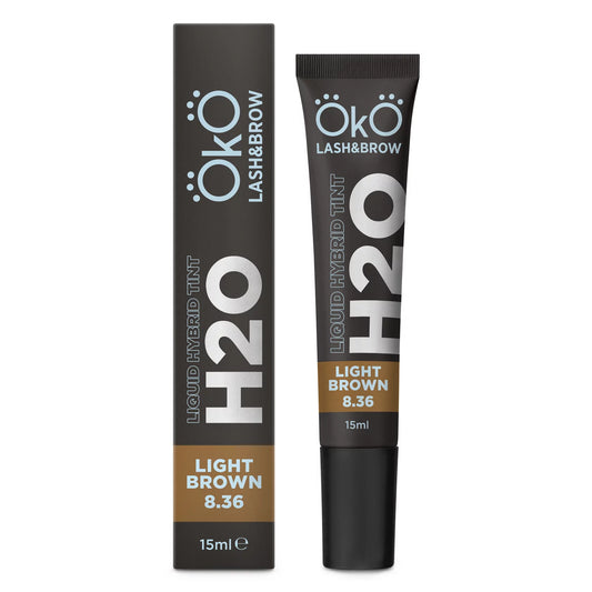 OkO dye for eyebrow and eyelash H20 Liquid Hybrid Tint Light Brown 8.36, 15 ml