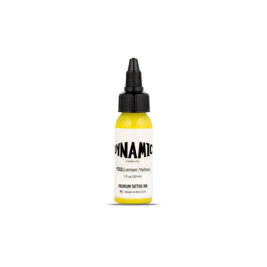 Dynamic Lemon Yellow Tattoo Ink