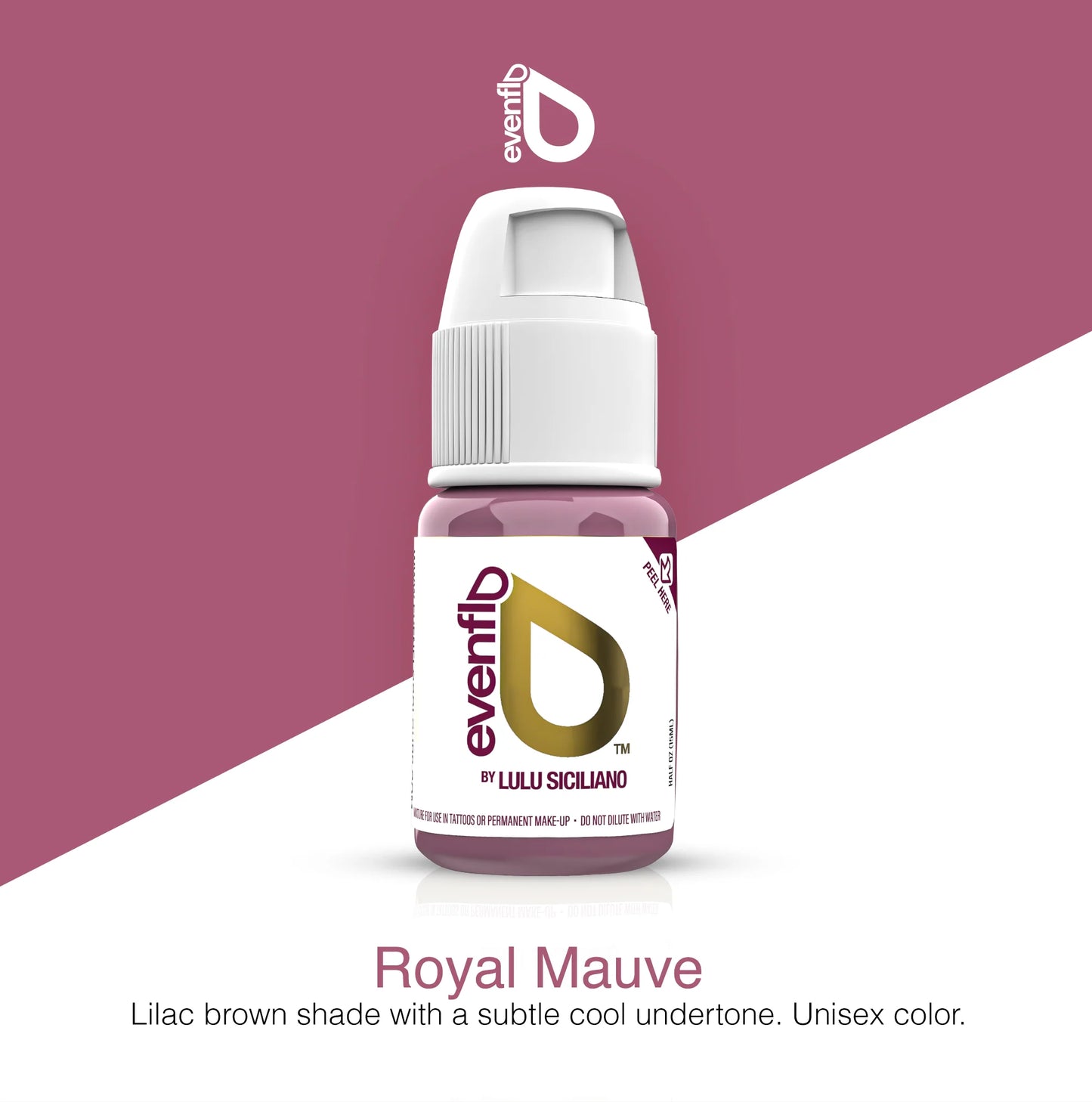EVENFLO Royale Mauve True Lips Pigments Perma Blend 1/2oz Bottle