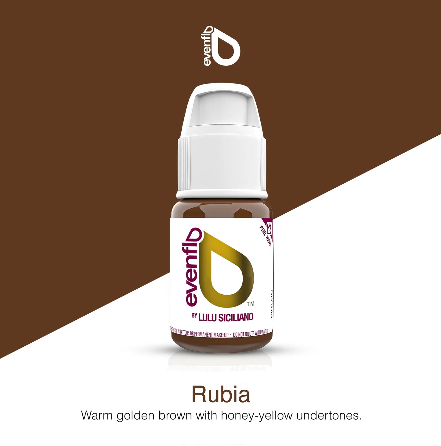 EVENFLO Rubia Brow Pigments Perma Blend 1/2oz Bottle