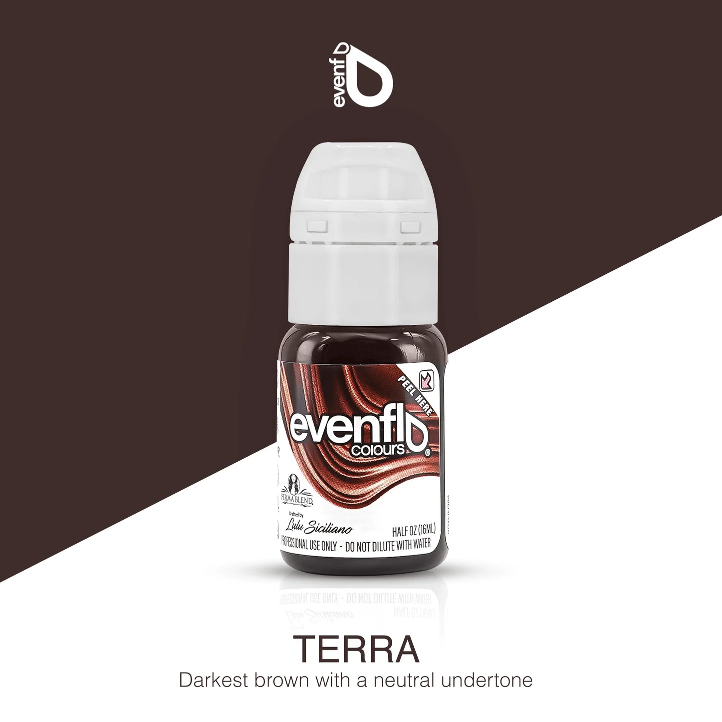 EVENFLO Terra Brow Pigments Perma Blend 1/2oz Bottle