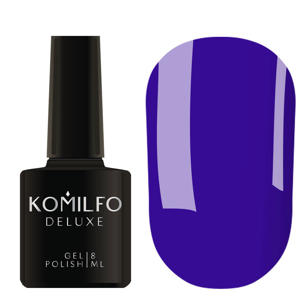 Gel Polish D253 Komilfo Deluxe Dark Blue, Enamel, 8 ml