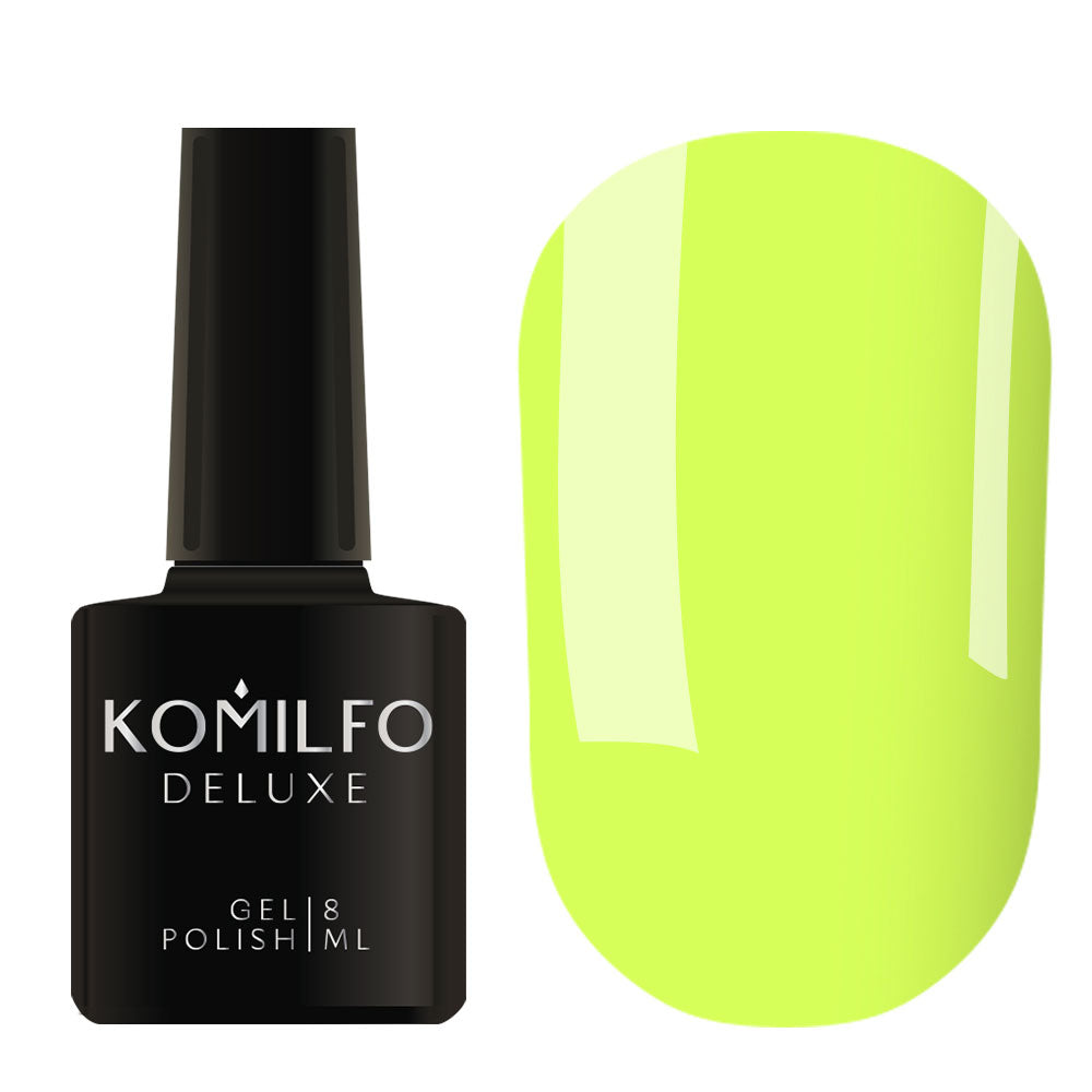 Gel Polish Komilfo 8ml Deluxe D269 Yellow, Neon, Enamel