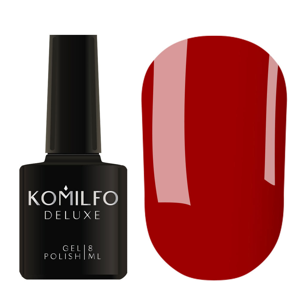 Gel Polish D304 Komilfo Deluxe Red+, Enamel, 8 ml