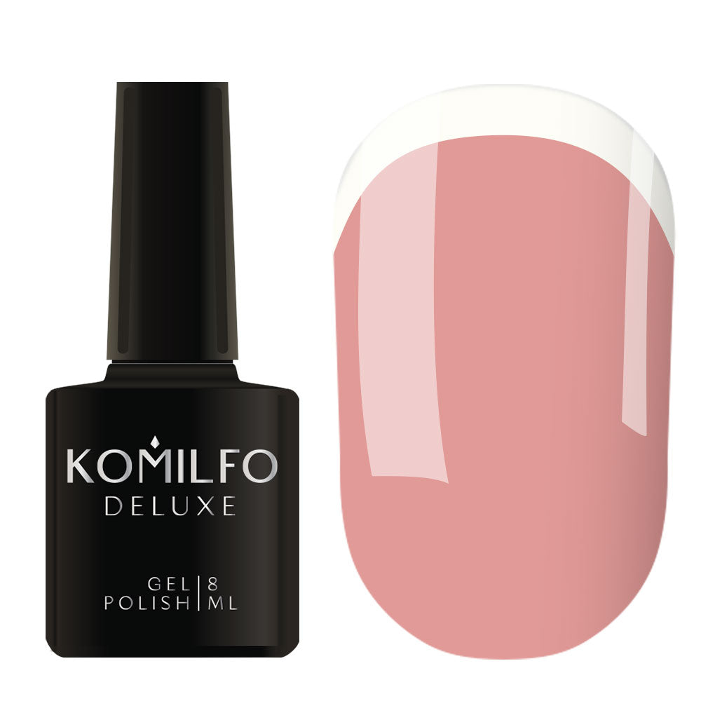 Gel Polish F006 Komilfo French Collection Cloudy Pink, Enamel, French, 8 ml