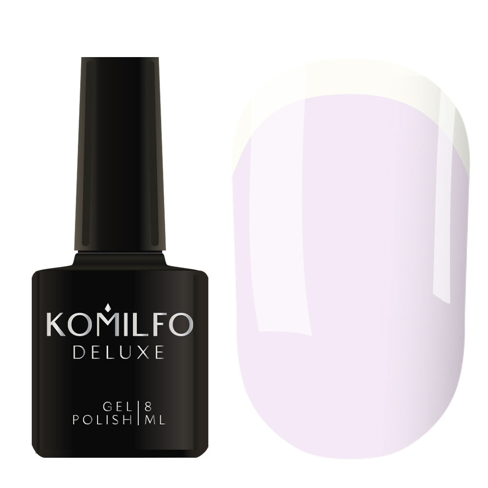 Gel Polish Komilfo 8ml F011 French Collection Light IGHT Lilac, Enamel, For French