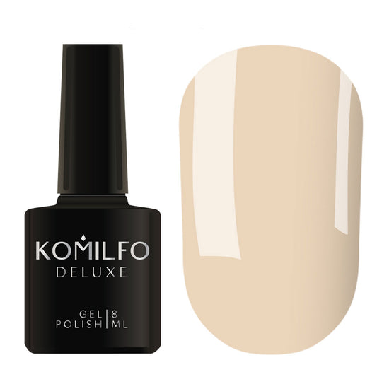 Gel Polish D009 Komilfo Deluxe Series (nude, enamel), 8 ml