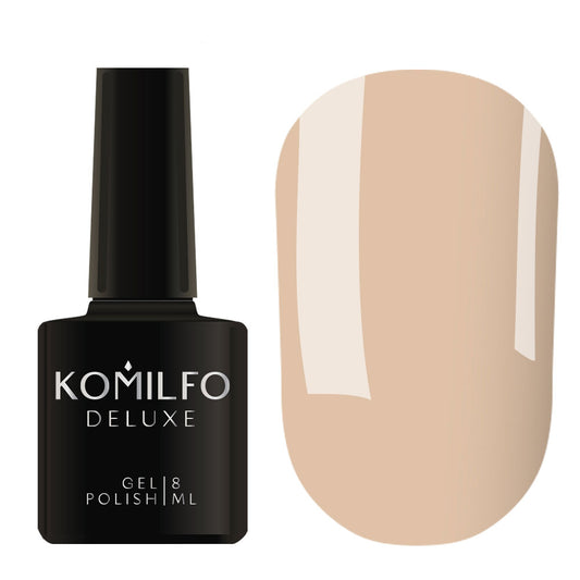 Gel Polish D010 Komilfo Deluxe Series (light beige, enamel), 8 ml