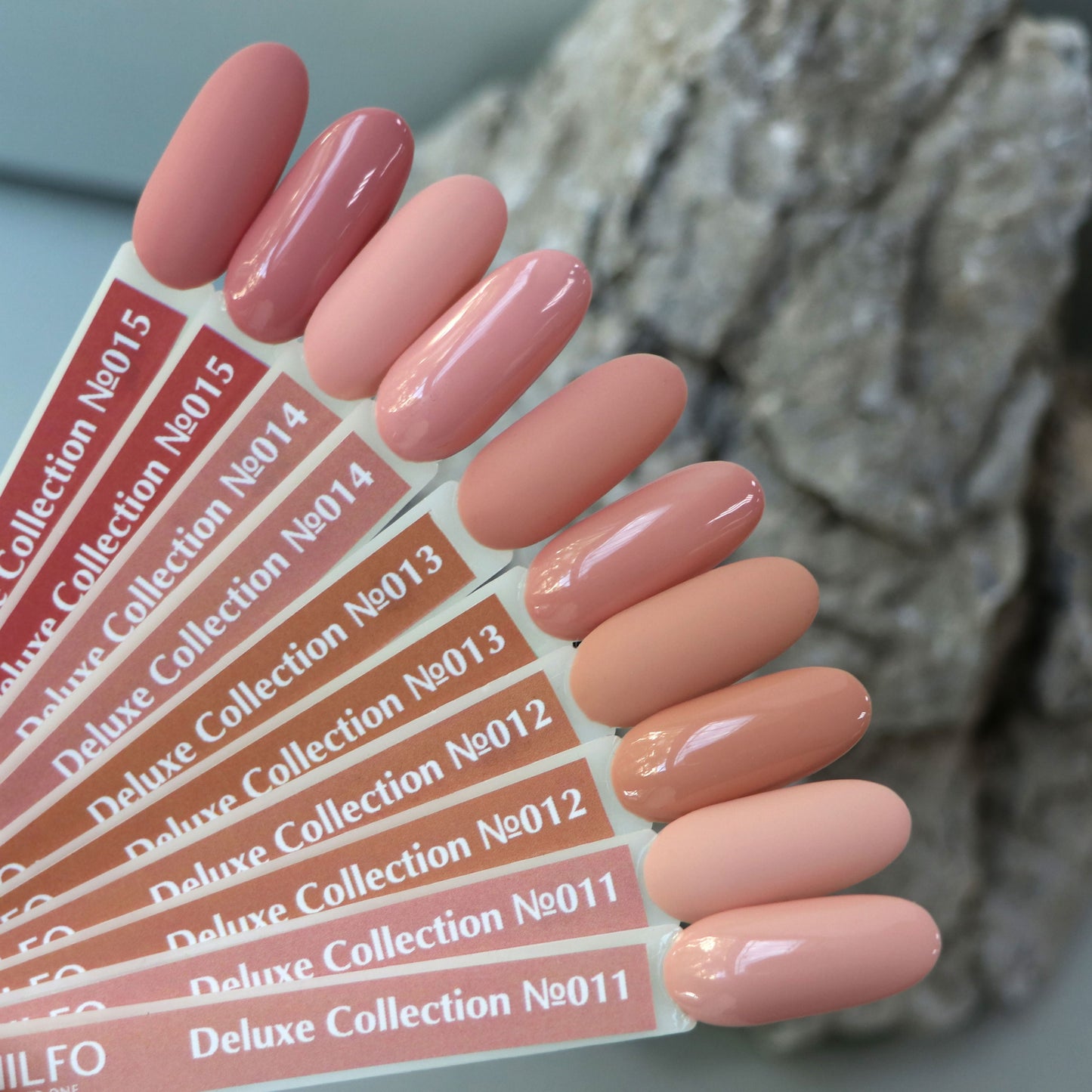 Gel Polish D013 Komilfo Deluxe Series (beige and caramel, enamel), 8 ml