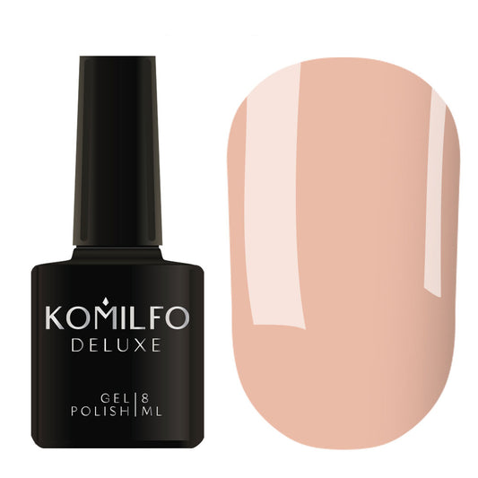 Gel Polish D014 Komilfo Deluxe Series (nude beige, enamel), 8 ml