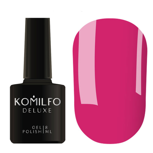 Gel Polish Komilfo Deluxe Series D052 (intense hot pink, enamel), 8 ml