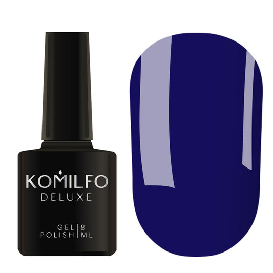 Gel Polish Komilfo Deluxe Series D125 (blue, enamel), 8 ml