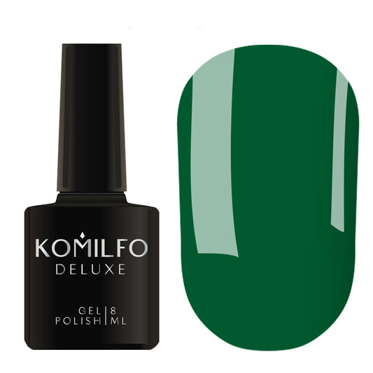 Gel Polish Komilfo Deluxe Series D153 (green, enamel), 8 ml