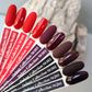 Gel Polish D303 Komilfo Deluxe Series Dusk Collection (burgundy eggplant, enamel), 8 ml