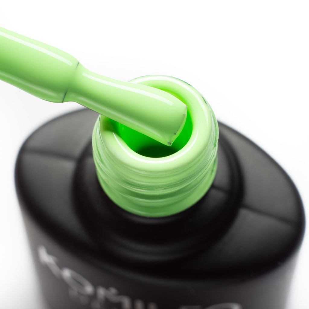 Gel Polish K020 Komilfo Kaleidoscopic Collection (delicate light green, neon), 8 ml