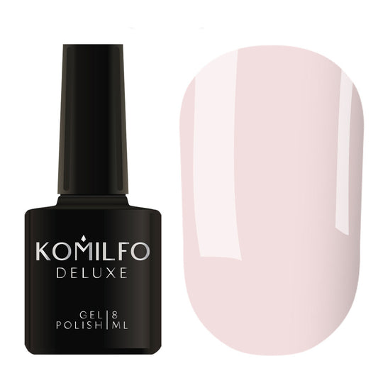 Gel polish Komilfo Deluxe Series D034 (light purple, enamel), 8 ml