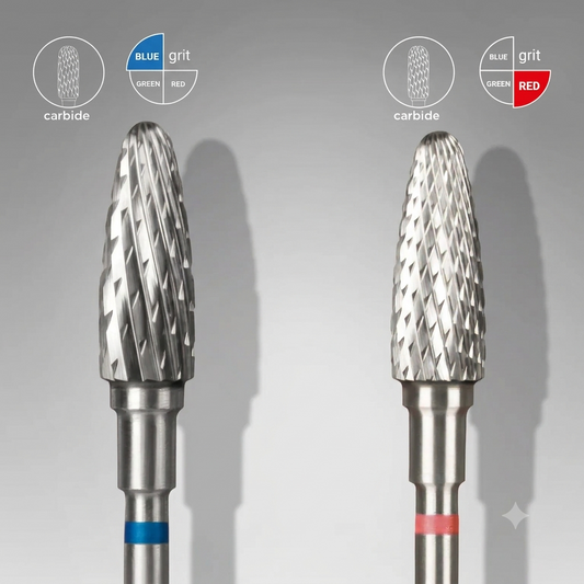 STALEKS Carbide nail drill bit, “corn”, head diameter 5mm/working part 13mm