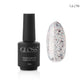 GLOSS Shine top coat Glow, 11 ml (transparent with holographic foil)