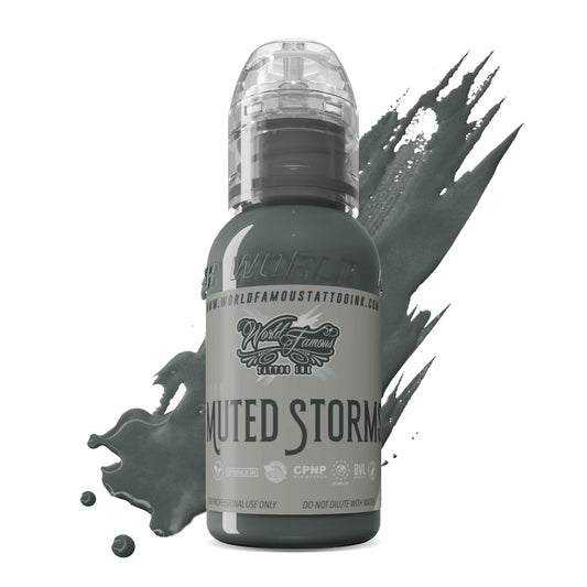 World Famous Muted Storms Hail Tattoo Inks