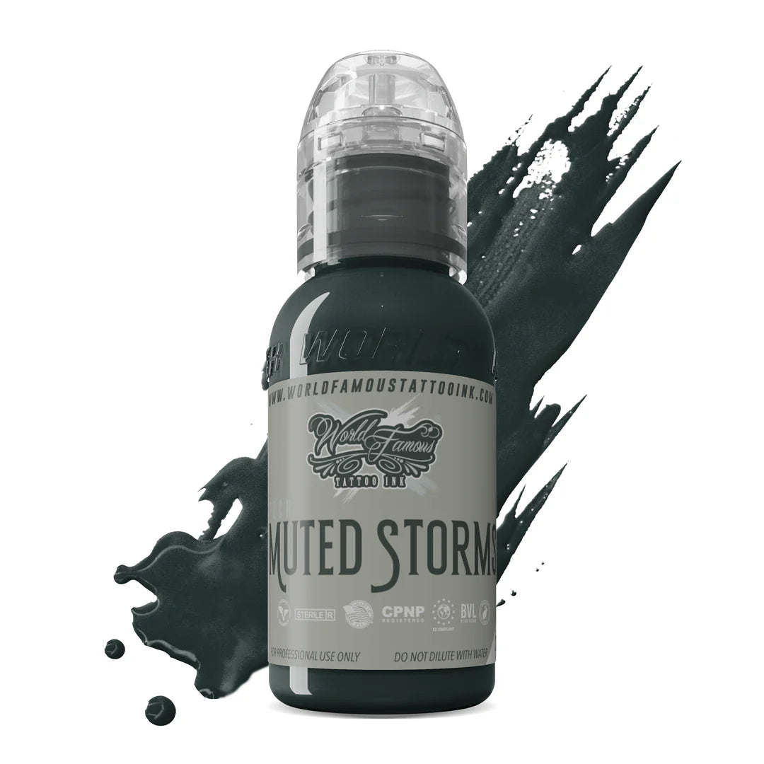 World Famous Muted Storms Hurricane Tattoo Inks