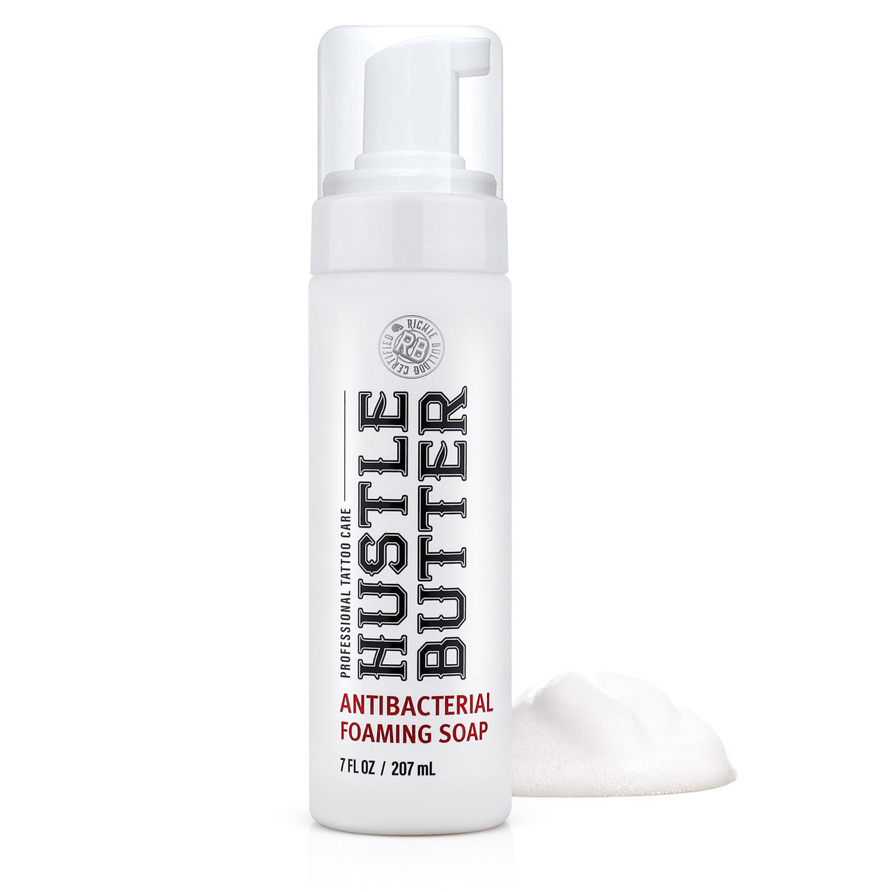 Hustle Bubbles Antibacterial Foaming Soap For Tattoo, 207 ml