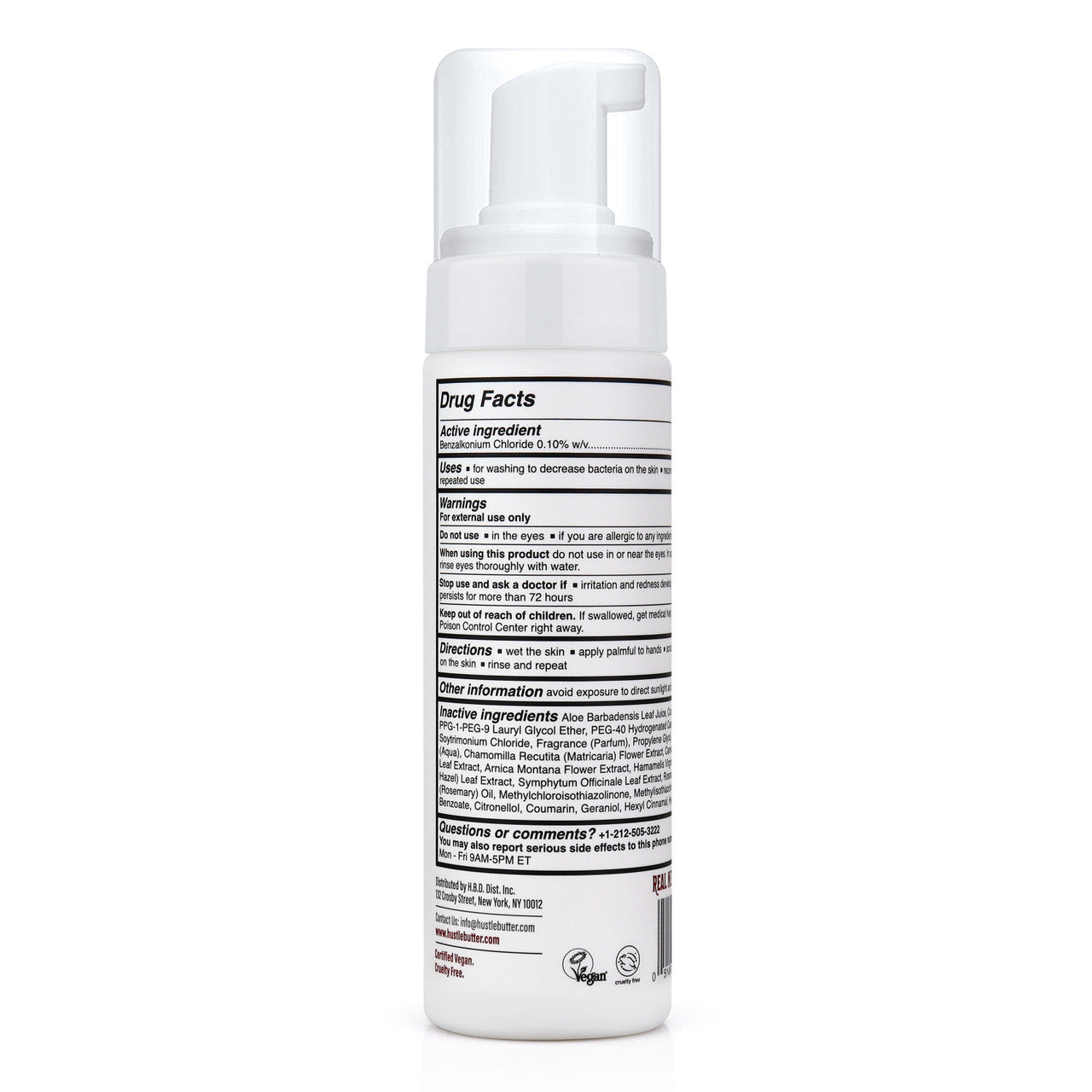 Hustle Bubbles Antibacterial Foaming Soap For Tattoo, 207 ml