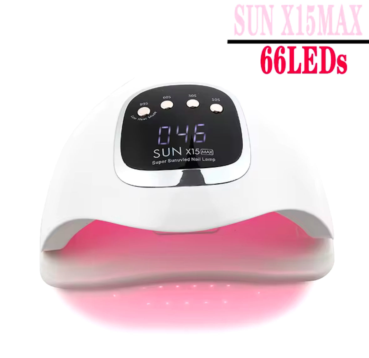 SUN X12MAX UV LED Nail Lamp for Nails Gel Polish Professional Pink Light