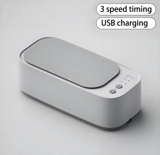 Ultrasonic Cleaner with USB Charging – 3 Timer Settings