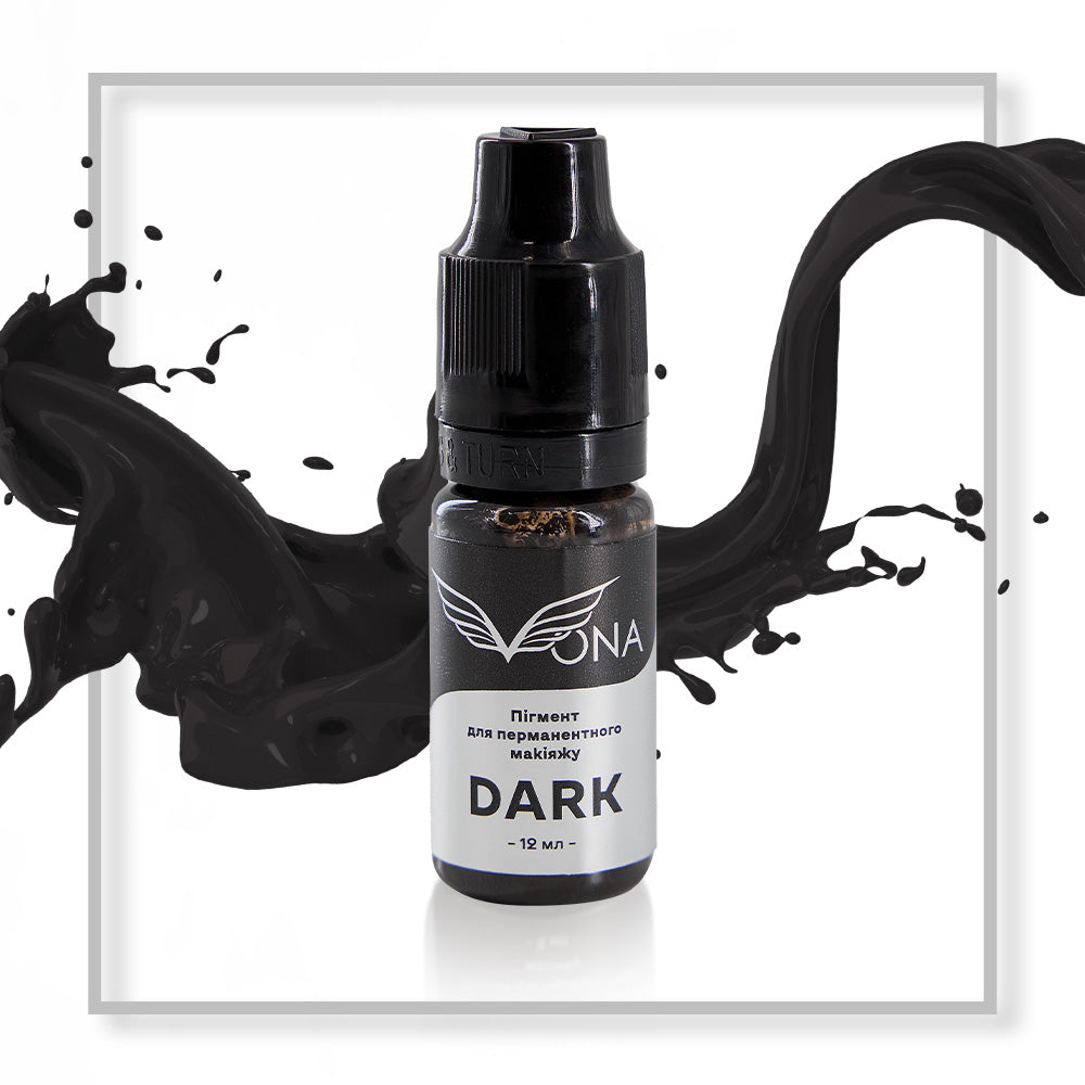 VONA Permanent Makeup Pigment  Mineral  for eyelids Black, 6ml