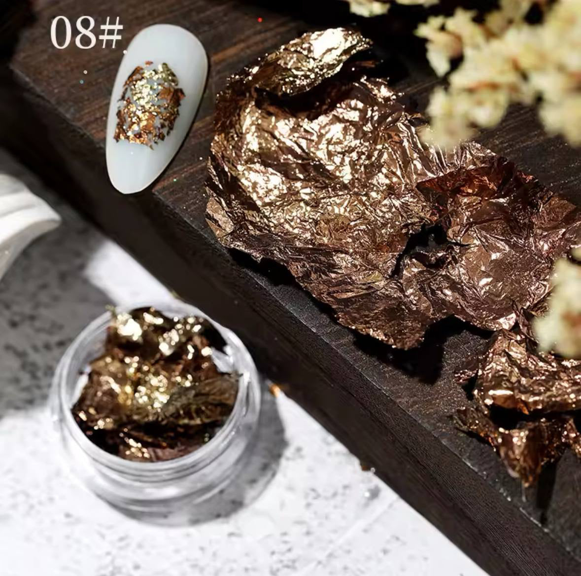 Gold Foil for Nail Designs