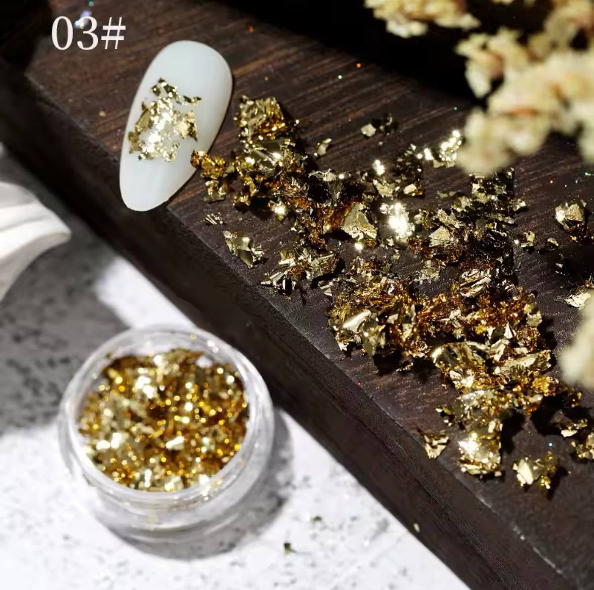 Gold Foil for Nail Designs