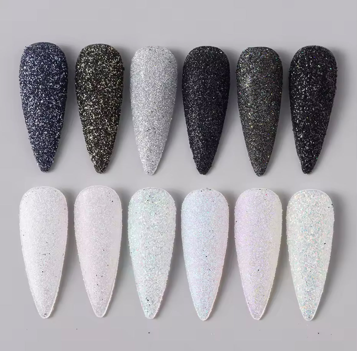 Glitter Nail Designe F-054