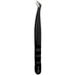 Tweezers for eyelash extensions VILMY (hatchet) T-50b Black