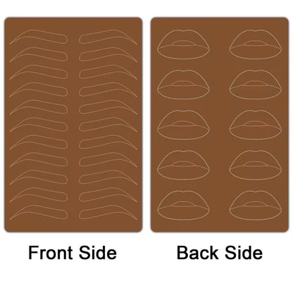 Double-sided Thickened Tattoo Silicone Practice Skin