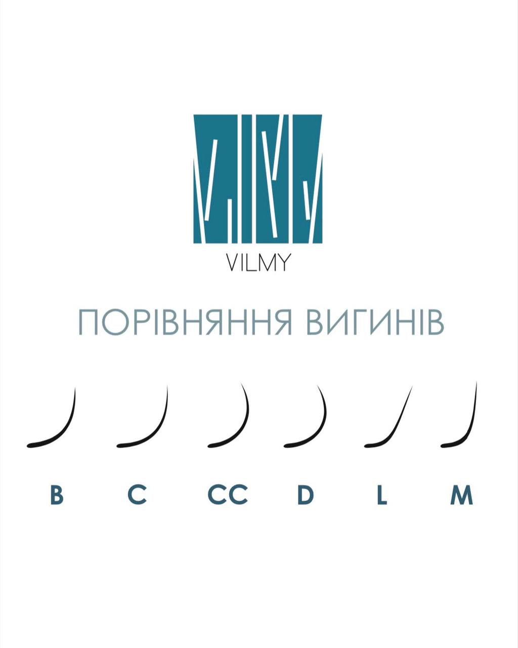 VILMY Lashes black 20 lines VIYA, 0.10