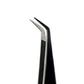 Eyelash extension tweezers VILMY / mini L (50° angle) / L-50 Black
