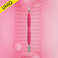 STALEKS Manicure pusher Gummy with silicone handle UNIQ 10 TYPE 4.2 (rounded narrow pusher and bent blade) (PQ-10/4.2)