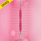 STALEKS Manicure pusher Gummy with silicone handle UNIQ 11 TYPE 1 (straight flat and loop pusher) (PQ-11/1)