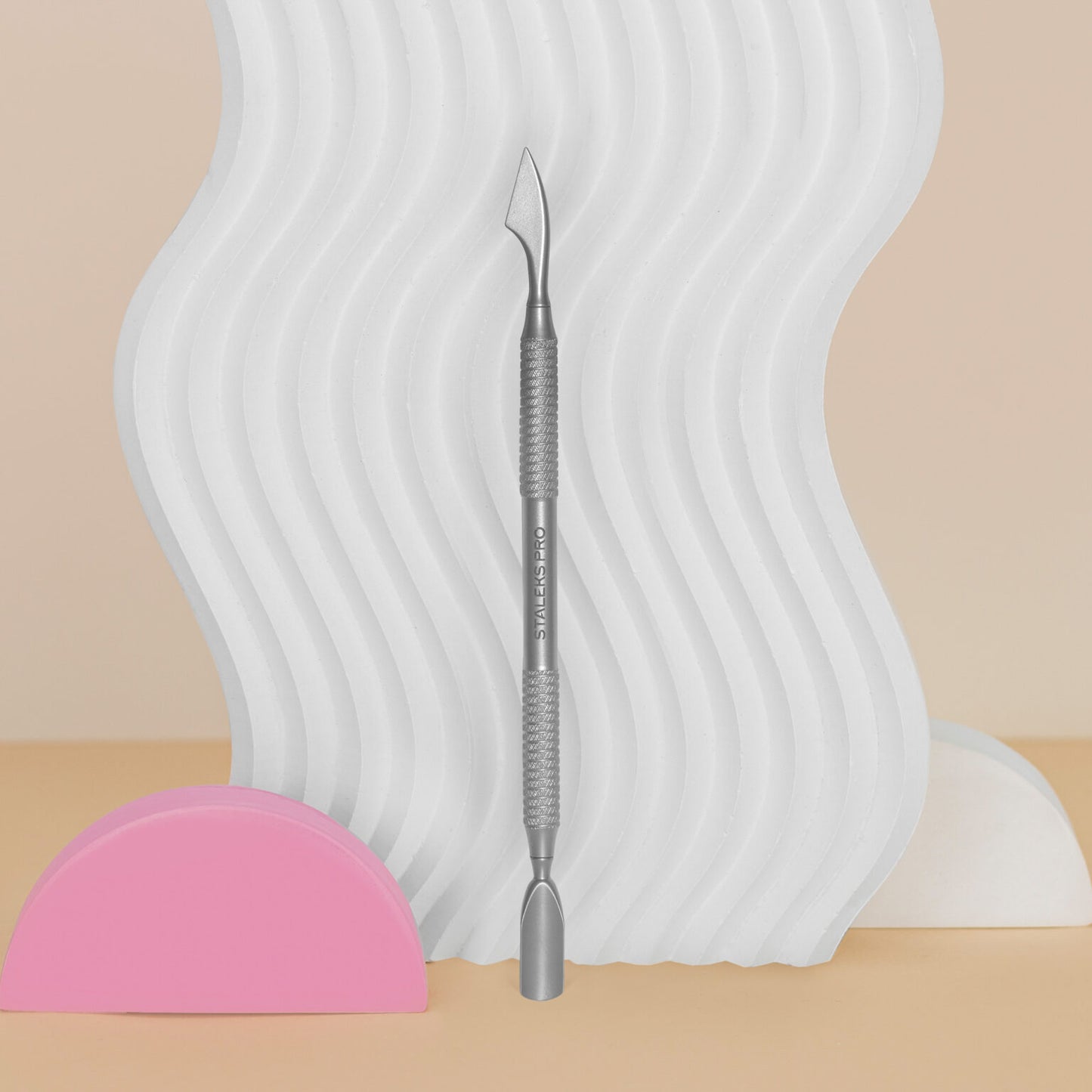STALEKS Manicure pusher SMART 50 TYPE 2 (rounded narrow pusher and cleaner) (PS-50/2)