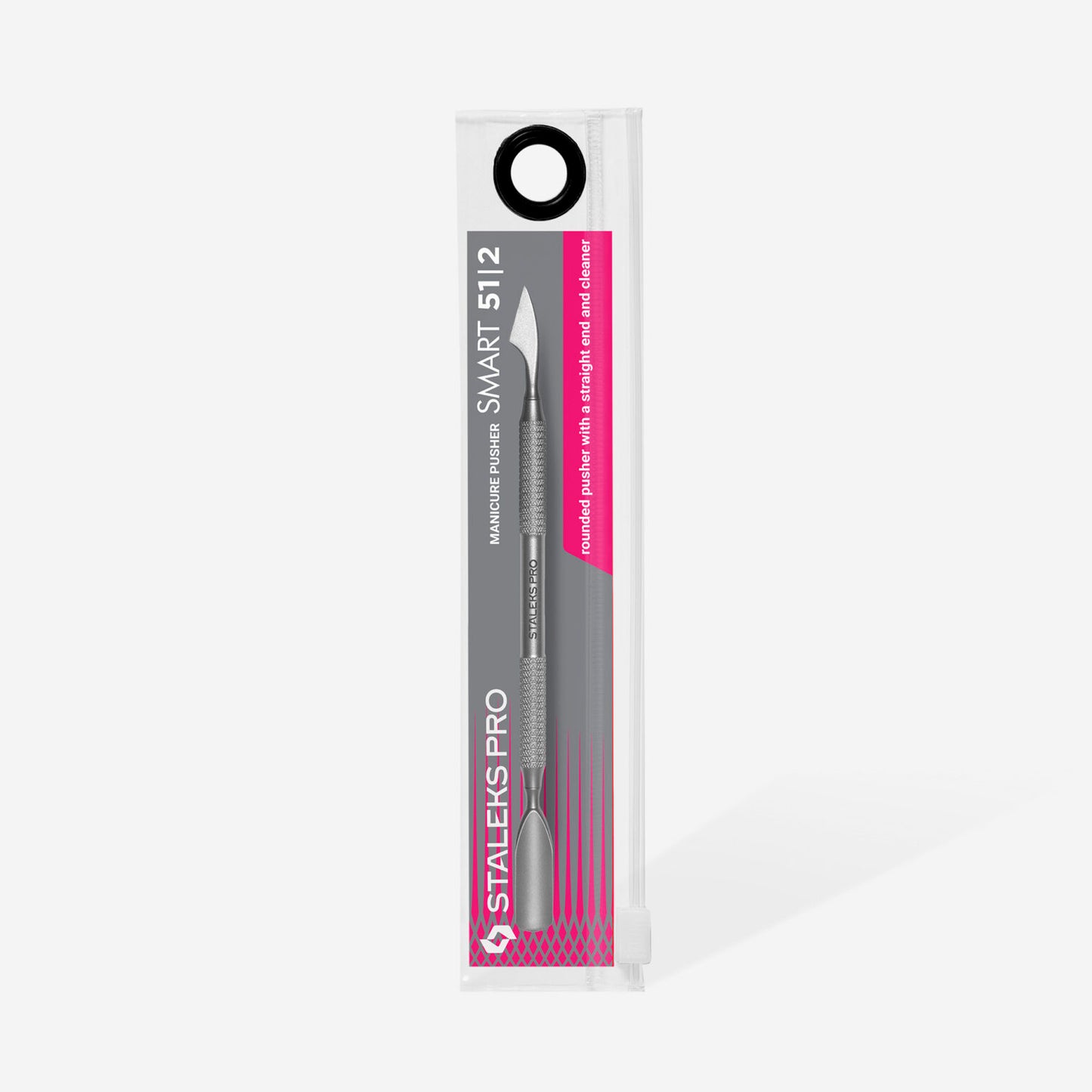 STALEKS Manicure pusher SMART 51 TYPE 2 (rounded wide pusher and cleaner) (PS-51/2)