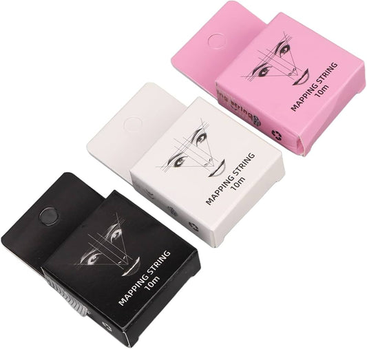 Mapping String Microblading String for Brow Mapping Eyebrow Marking Pre-Inked String, 10m