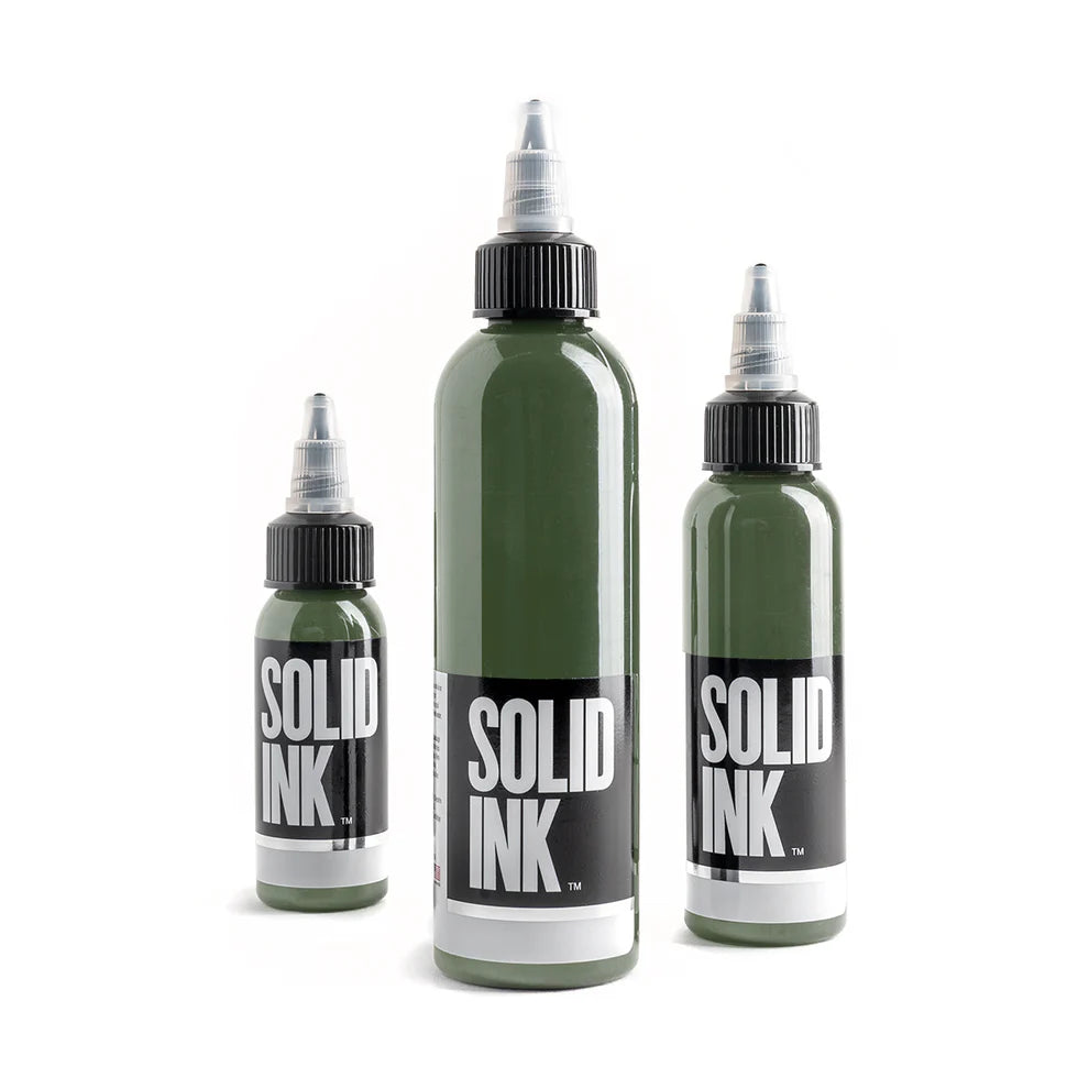 Solid Ink Olive Tattoo Ink