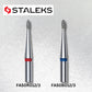 NEW Staleks Bits Diamond Rounded “Bud” 1.2 mm