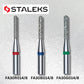 NEW Staleks Bits Diamond Rounded “Cylinder” 1.4 mm