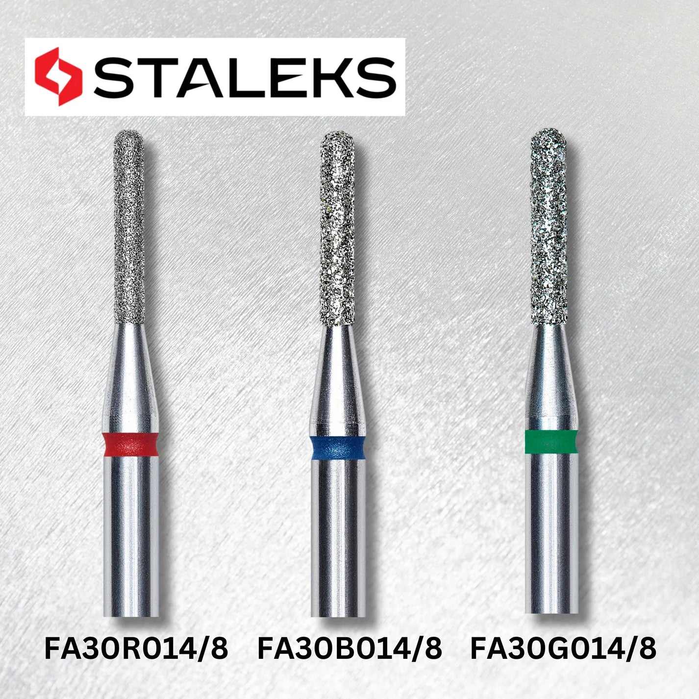 NEW Staleks Bits Diamond Rounded “Cylinder” 1.4 mm