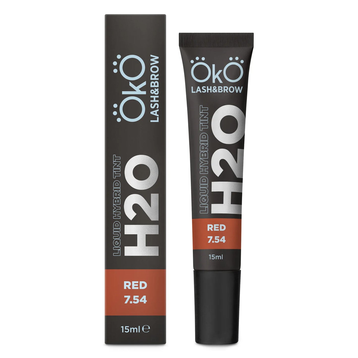 OKO Dye for eyebrow and eyelash H20 Liquid Hybrid Tint Red 7.54, 15 ml