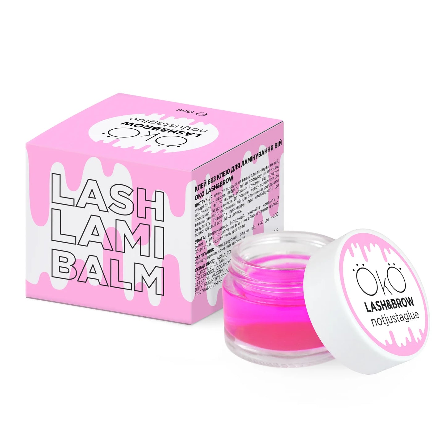 OkO Glue without Glue Lash Lami Balm, 15 ml