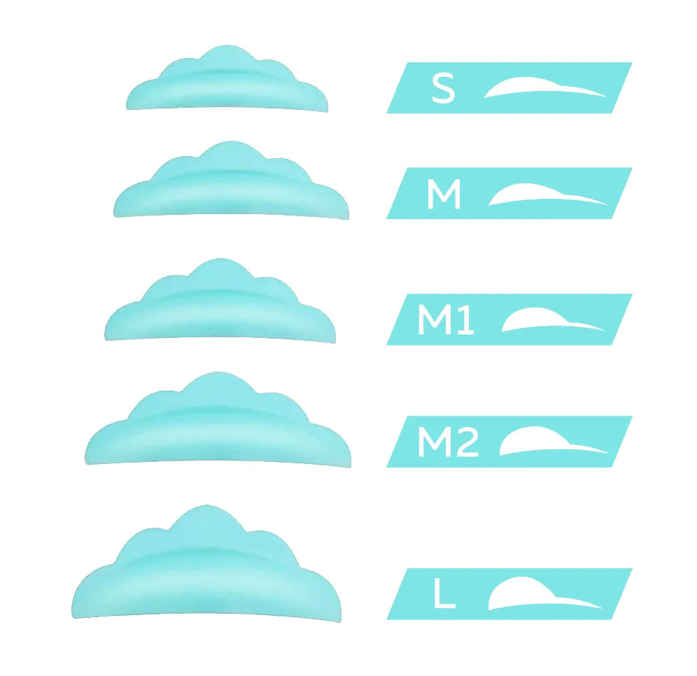 OkO Lamination Pads Set, 5 pairs (S, M, M1, M2, L)